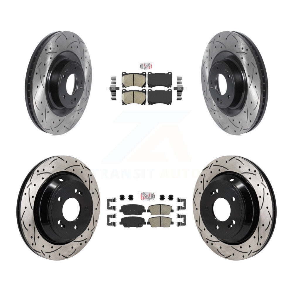 [Avant et Arrière] Disque et plaquette de frein pour 2011 Hyundai Equus KDA-103081