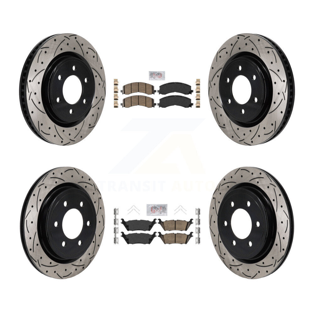 [Avant et Arrière] Disque et plaquette de frein pour Ford F-150 Expedition Lincoln KDA-103142