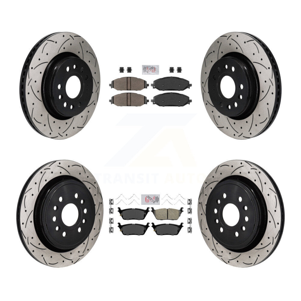 [Avant et Arrière] Disque et plaquette de frein pour Ram 1500 Jeep Grand L KDA-103160