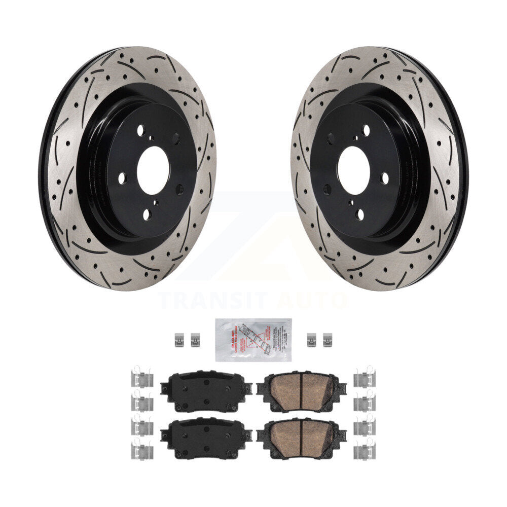 [Arrière] Disque et plaquette de frein pour Toyota Sienna RAV4 Prime Lexus NX350h KDA-103182