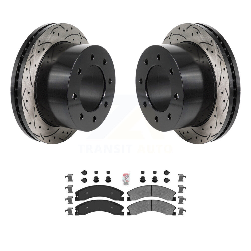 [Arrière] Disque et plaquette de frein pour GMC Sierra 3500 HD Chevrolet KDA-103186