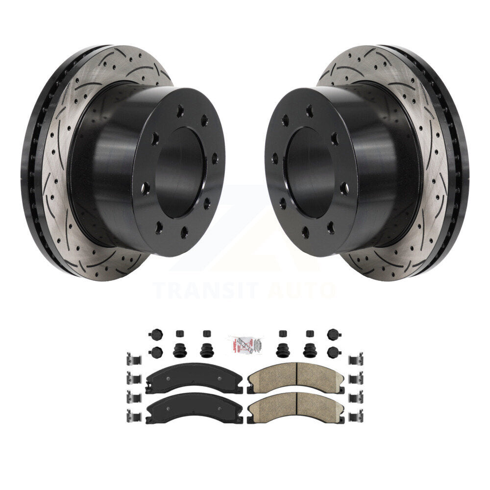 [Arrière] Disque et plaquette de frein pour GMC Sierra 3500 HD Chevrolet Silverado KDA-103187