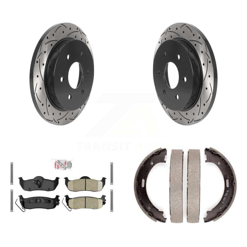 [Arrière] Disque et plaquette de frein pour Nissan TITAN Armada KDA-103224