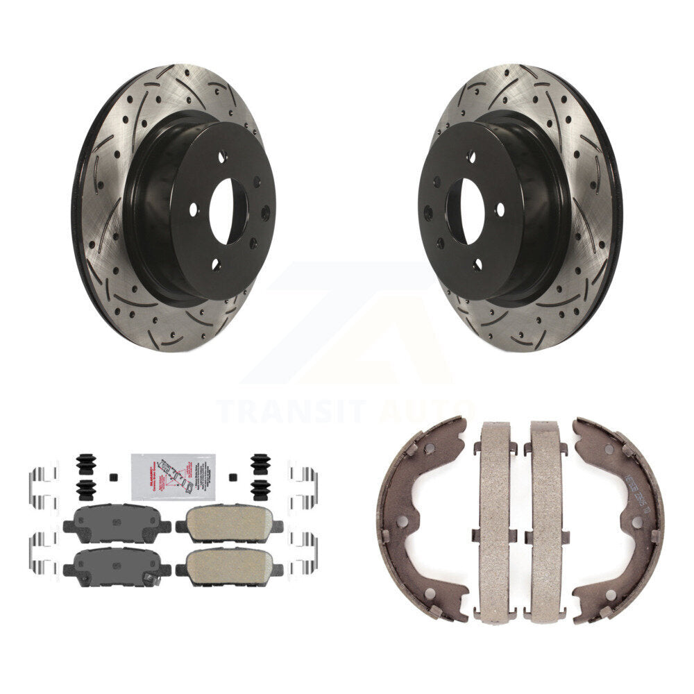 [Arrière] Disque et plaquette de frein pour INFINITI Nissan G37 KDA-103235