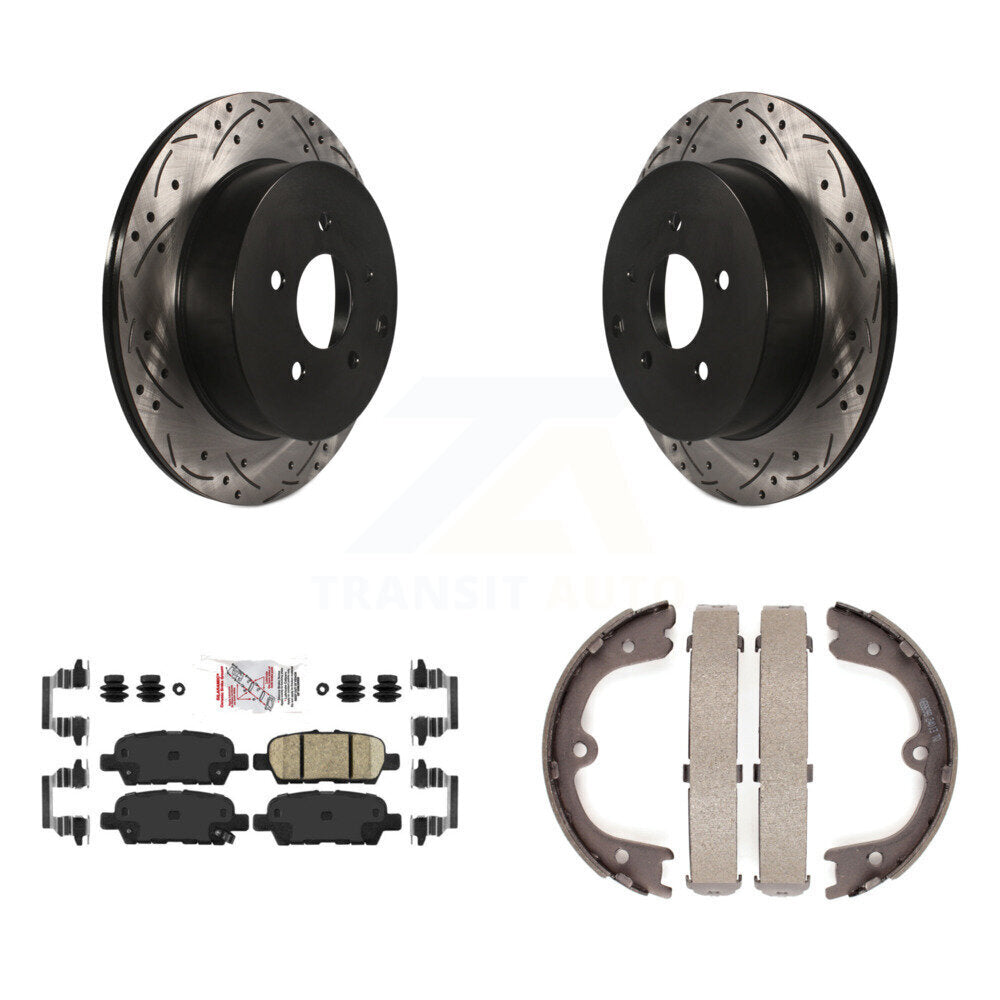 [Arrière] Disque et plaquette de frein pour Nissan Murano Q50 KDA-103431