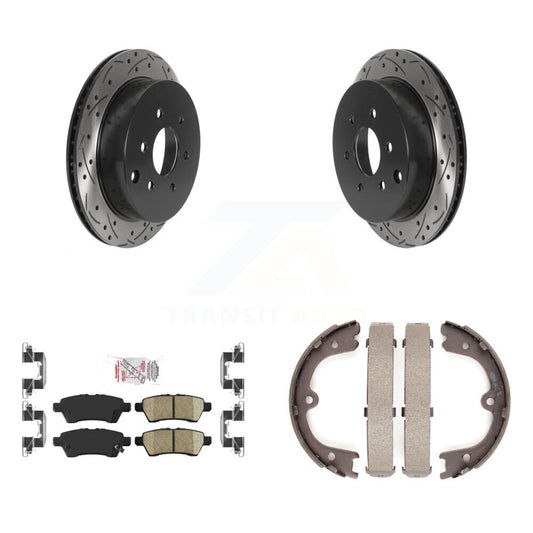 [Arrière] Disque et plaquette de frein pour 06-07 Nissan Xterra KDA-103438