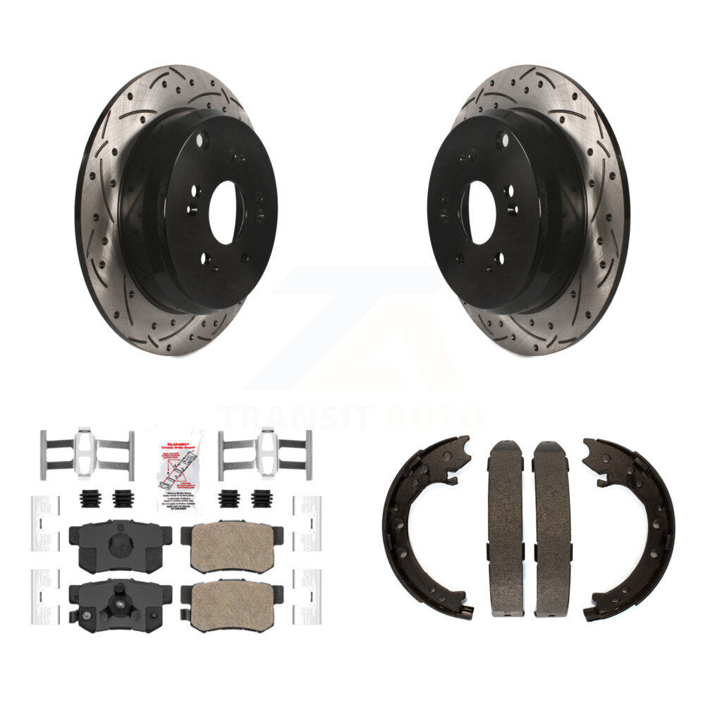 [Arrière] Disque et plaquette de frein pour 05-06 Honda CR-V KDA-103487