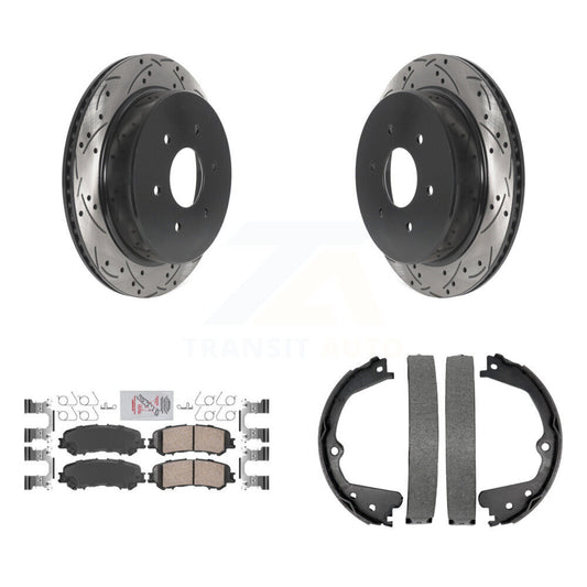 [Arrière] Disque et plaquette de frein pour 17-23 Nissan TITAN KDA-103520