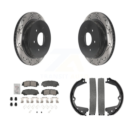 [Arrière] Disque et plaquette de frein pour 17-23 Nissan TITAN KDA-103521