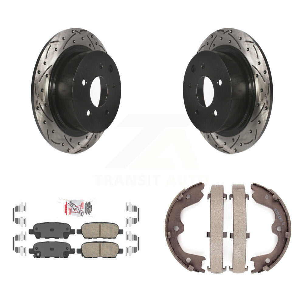 [Arrière] Disque et plaquette de frein pour 07-09 Nissan Altima KDA-103538