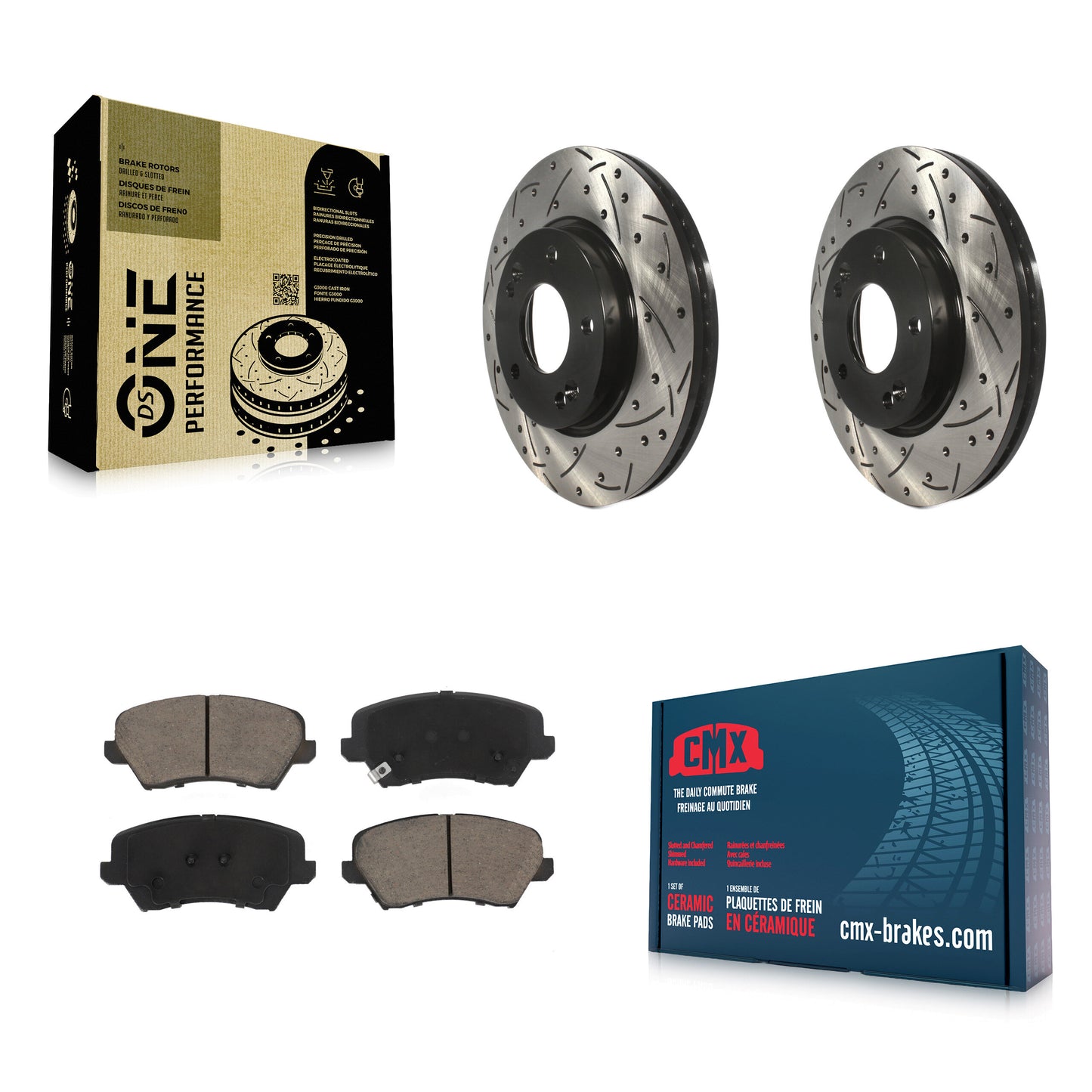 [Avant] Disque et plaquette de frein pour Kia Forte Hyundai Elantra GT Veloster KDC-100047