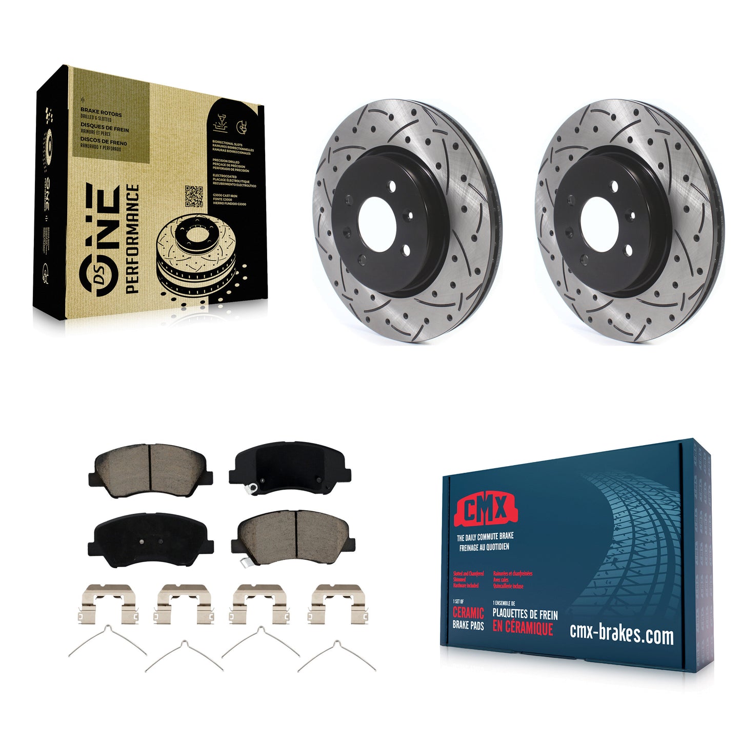 [Avant] Disque et plaquette de frein pour Kia Rio Hyundai Accent KDC-100165
