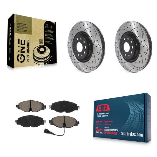 [Avant] Disque et plaquette de frein pour Volkswagen Golf Audi A3 KDC-100199