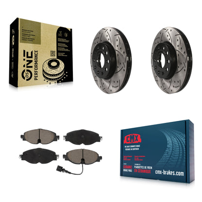 [Avant] Disque et plaquette de frein pour Volkswagen Jetta Golf SportWagen Taos A3 KDC-100202