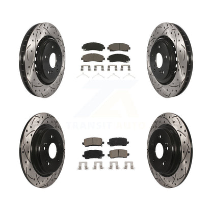 [Avant et Arrière] Disque et plaquette de frein pour 2015-2020 Acura TLX KDC-100347