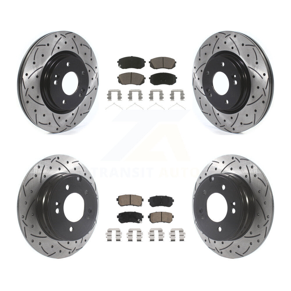 [Avant et Arrière] Disque et plaquette de frein pour Kia Optima KDC-100400