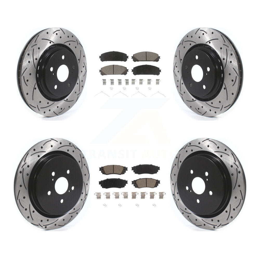 [Avant et Arrière] Disque et plaquette de frein pour Lexus RX350 RX450h RX350L RX450hL KDC-100500