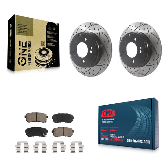 [Arrière] Disque et plaquette de frein pour Hyundai Sonata Kia Optima KDC-100768