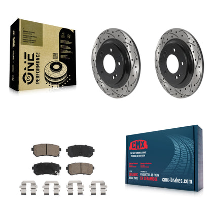 [Arrière] Disque et plaquette de frein pour 16 Kia Optima With Electric Parking KDC-100769