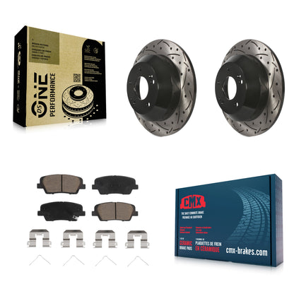 [Arrière] Disque et plaquette de frein pour Kia Sorento Hyundai Santa Fe Sport XL KDC-100809