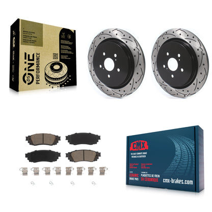 [Arrière] Disque et plaquette de frein pour Lexus RX350 RX450h RX350L RX450hL KDC-100829