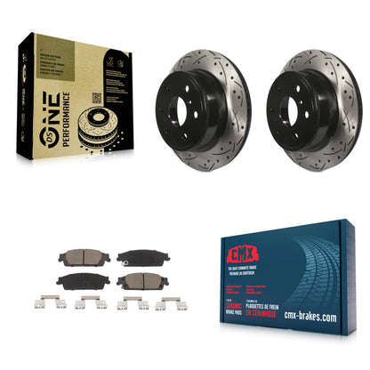 [Arrière] Disque et plaquette de frein pour Chevrolet GMC Silverado 1500 Sierra Tahoe KDC-100898
