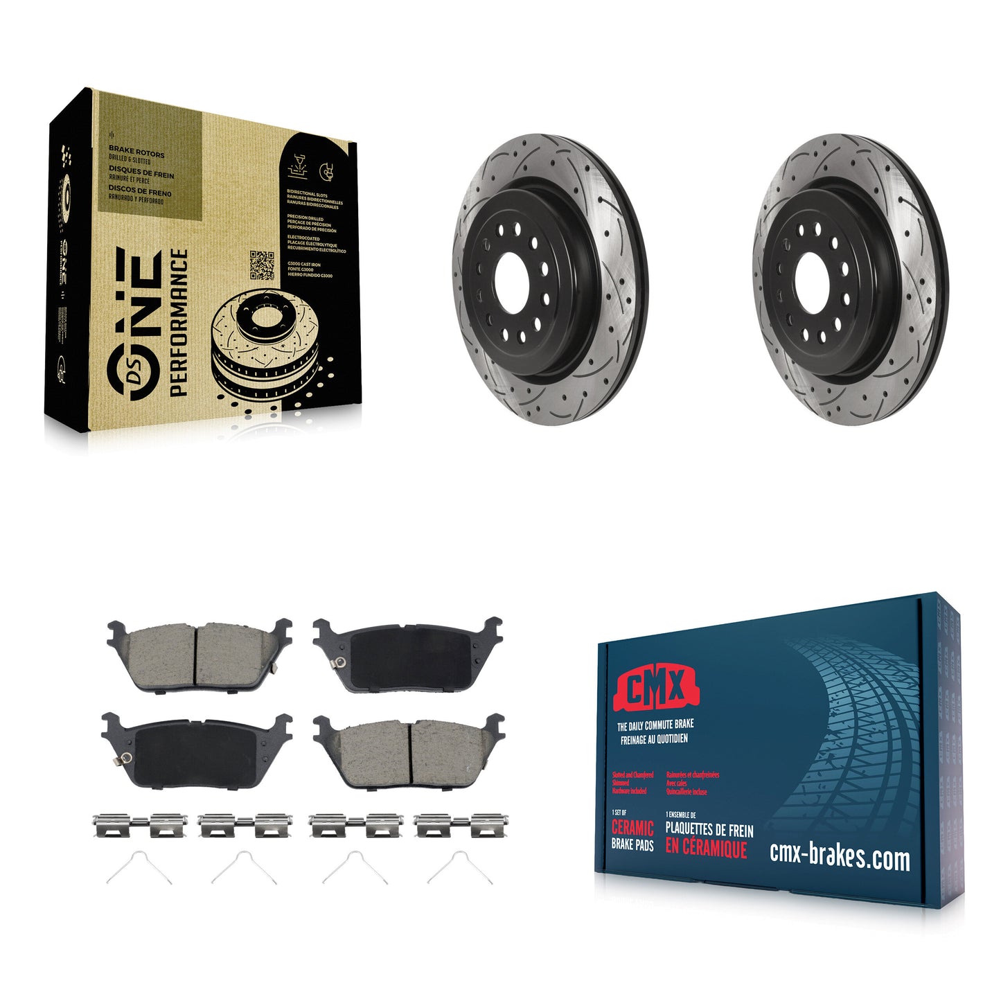 [Arrière] Disque et plaquette de frein pour Ram 1500 KDC-100946