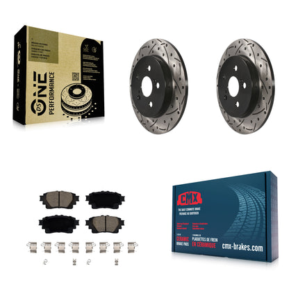[Arrière] Disque et plaquette de frein pour 2019 Toyota Corolla 1.8L KDC-100949