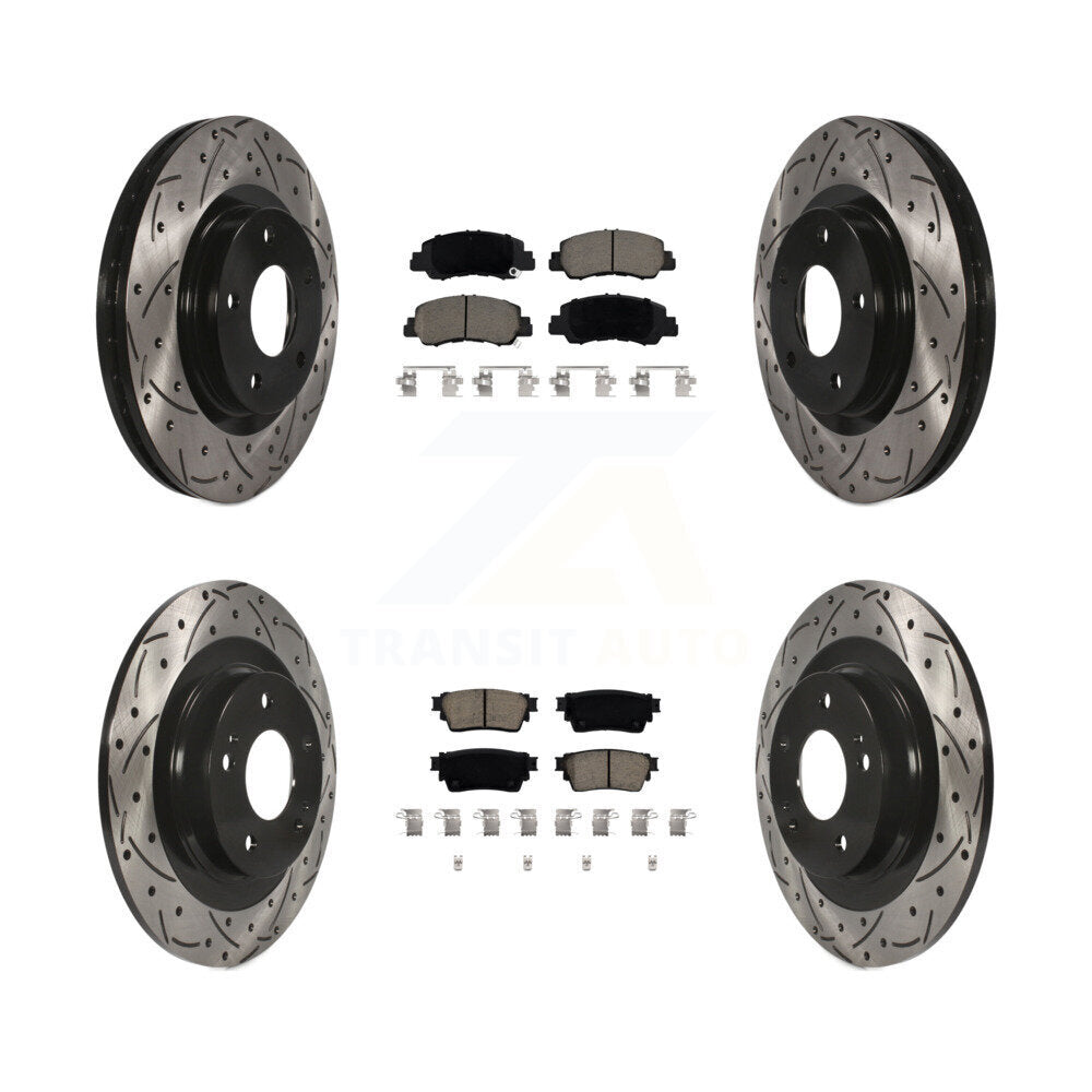 [Avant et Arrière] Disque et plaquette de frein pour Mitsubishi Eclipse Cross KDC-100955