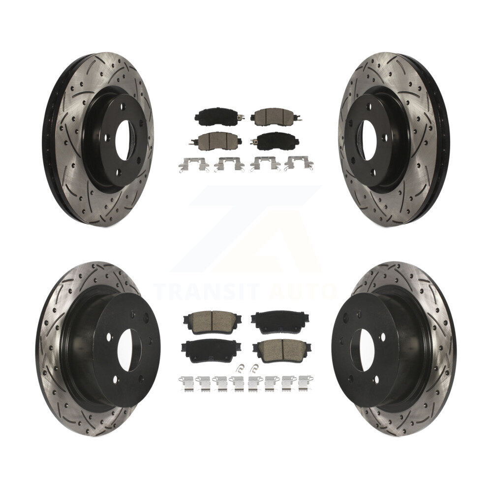 [Avant et Arrière] Disque et plaquette de frein pour 2019-2020 Nissan Altima AWD KDC-100958