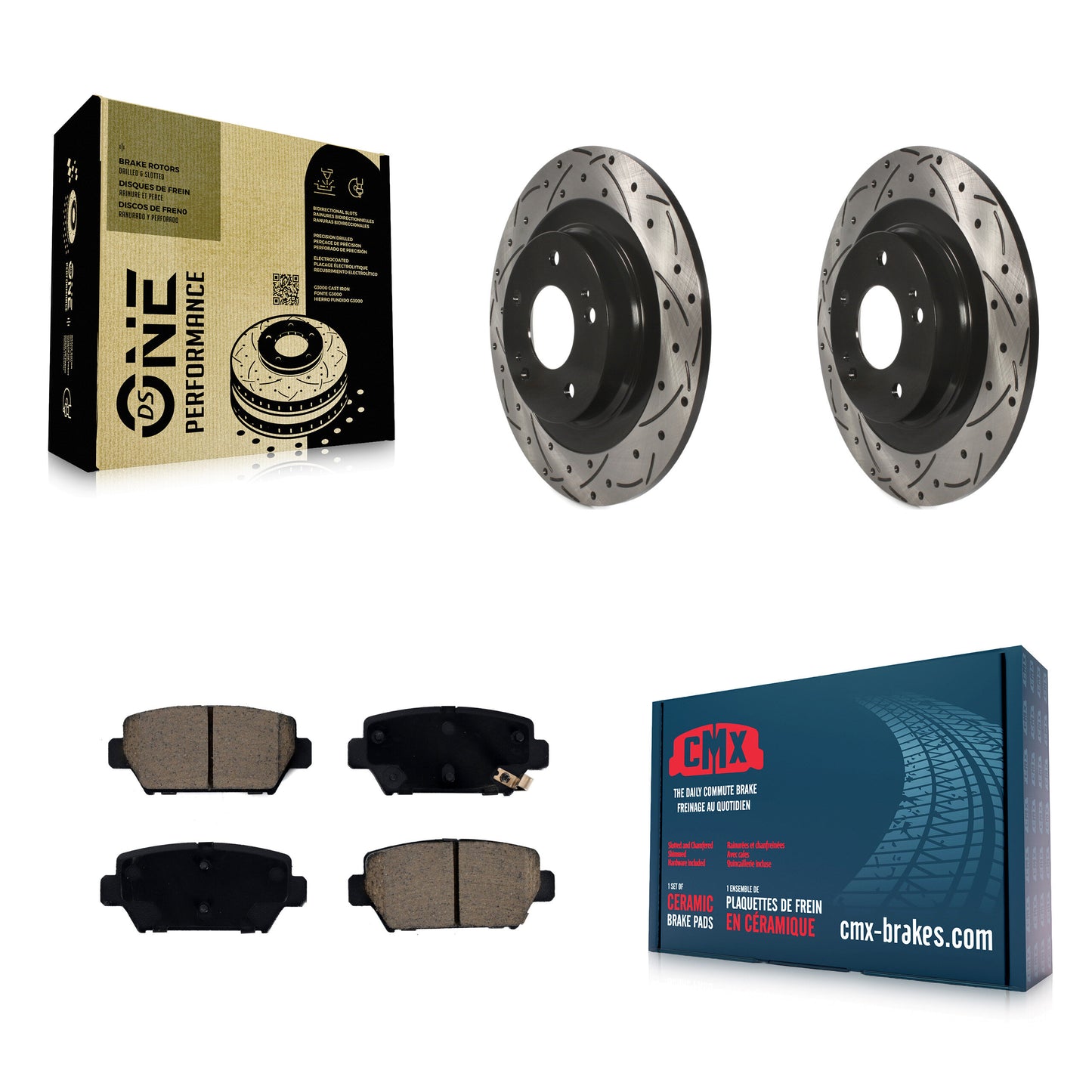 [Arrière] Disque et plaquette de frein pour Mitsubishi Eclipse Cross KDC-100962