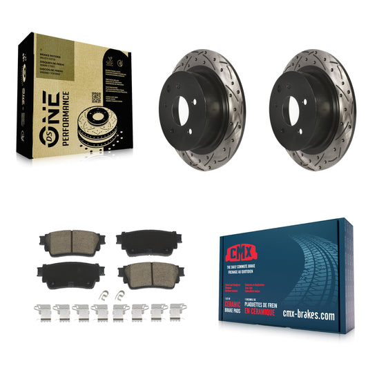 [Arrière] Disque et plaquette de frein pour Nissan Altima With Manual Parking KDC-100964