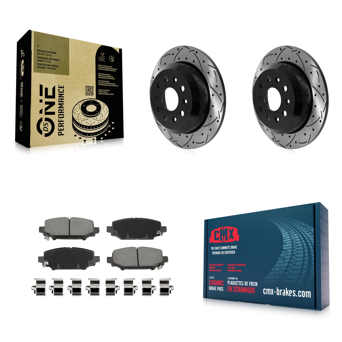 [Arrière] Disque et plaquette de frein pour 2018-2020 Jeep Wrangler Sport KDC-100965
