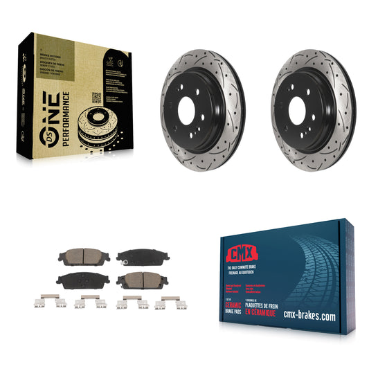 [Arrière] Disque et plaquette de frein pour Chevrolet Silverado 1500 LD GMC Sierra KDC-100979