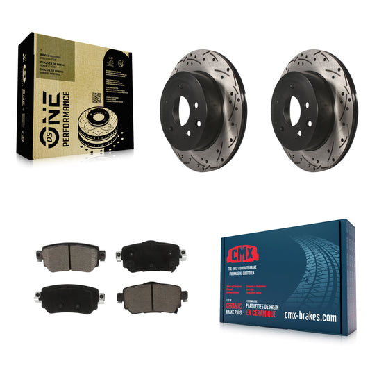 [Arrière] Disque et plaquette de frein pour 2019 Nissan Rogue Sport S KDC-101003