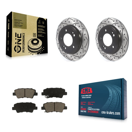 [Arrière] Disque et plaquette de frein pour Kia Forte Hyundai Veloster Forte5 KDC-101033
