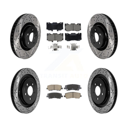 [Avant et Arrière] Disque et plaquette de frein pour Ford Mustang Without Brembo Brakes KDC-101058