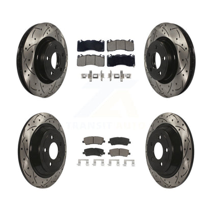 [Avant et Arrière] Disque et plaquette de frein pour 15 Ford Mustang With Brembo Brakes KDC-101059