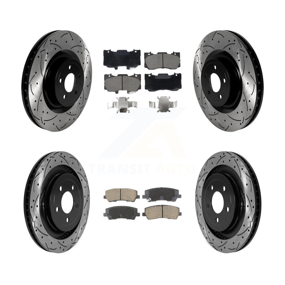 [Avant et Arrière] Disque et plaquette de frein pour Ford Mustang Without Brembo Brakes KDC-101061