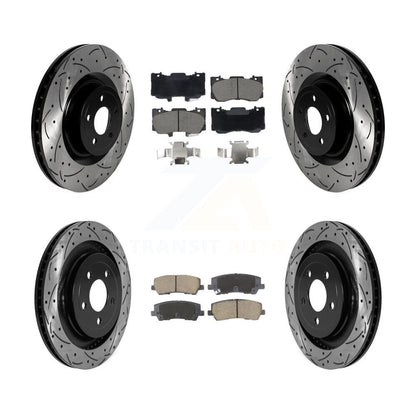 [Avant et Arrière] Disque et plaquette de frein pour Ford Mustang Without Brembo Brakes KDC-101061