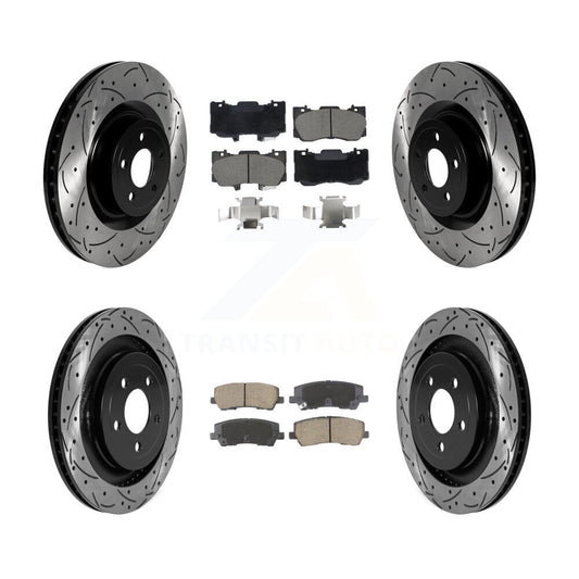 [Avant et Arrière] Disque et plaquette de frein pour Ford Mustang Without Brembo Brakes KDC-101061