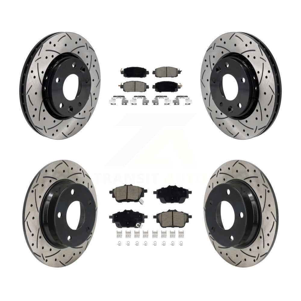 [Avant et Arrière] Disque et plaquette de frein pour Nissan Sentra rear brakes KDC-101068