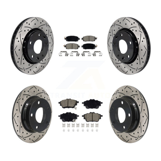 [Avant et Arrière] Disque et plaquette de frein pour Nissan Sentra rear brakes KDC-101068