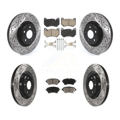 [Avant et Arrière] Disque et plaquette de frein pour 2018 Audi Q5 With Brembo Calipers KDC-101080