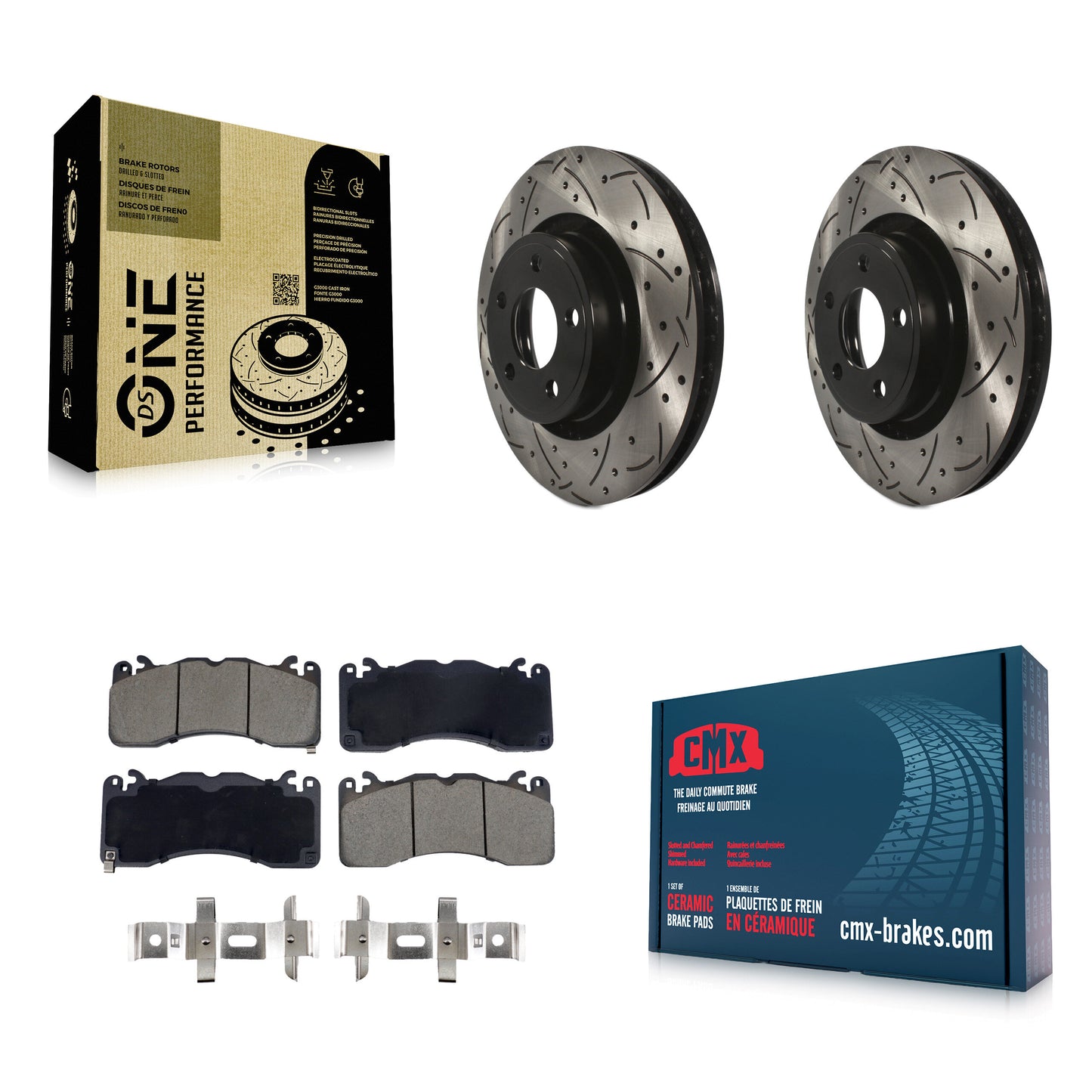 [Avant] Disque et plaquette de frein pour 2015 Ford Mustang V6 With Brembo Brakes KDC-101099