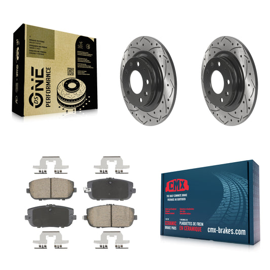 [Arrière] Disque et plaquette de frein pour 2006-2015 Mazda MX-5 Miata KDC-101114