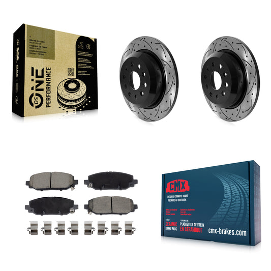 [Arrière] Disque et plaquette de frein pour 2018-2020 Jeep Wrangler Rubicon KDC-101117