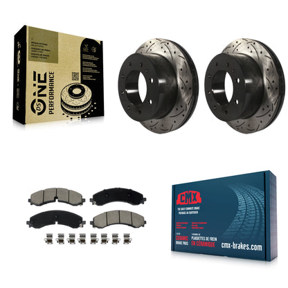 [Arrière] Disque et plaquette de frein pour GMC Chevrolet Sierra 2500 HD Silverado KDC-101119