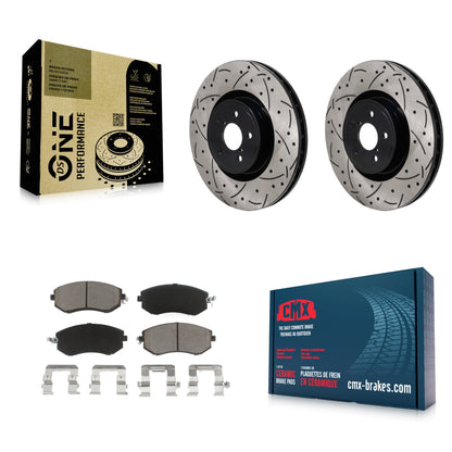 [Avant] Disque et plaquette de frein pour 19 Toyota 86 Base GT With Brembo Brakes KDC-101174