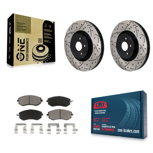[Avant] Disque et plaquette de frein pour 19 Toyota 86 Base GT With Brembo Brakes KDC-101174